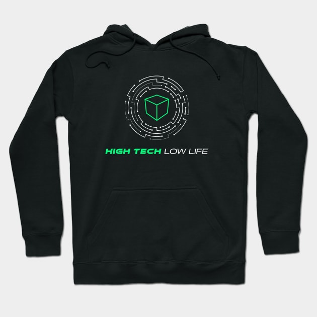 High Tech Low Life Cybergoth RPG Hoodie by pixeptional
